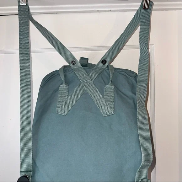 Fjallraven Kanken Sky Blue Fabric Backpack with Laptop Sleeve - Picture 7 of 10